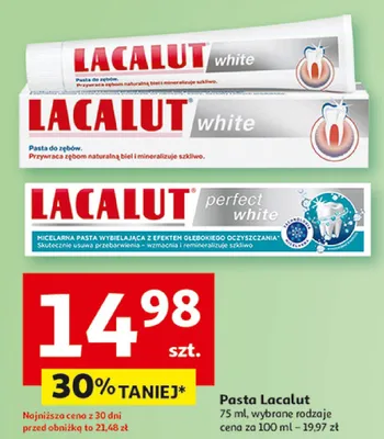 Pasta do zębów Lacalut promocja w Auchan