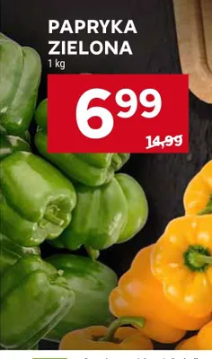 Papryka zielona promocja w Stokrotka