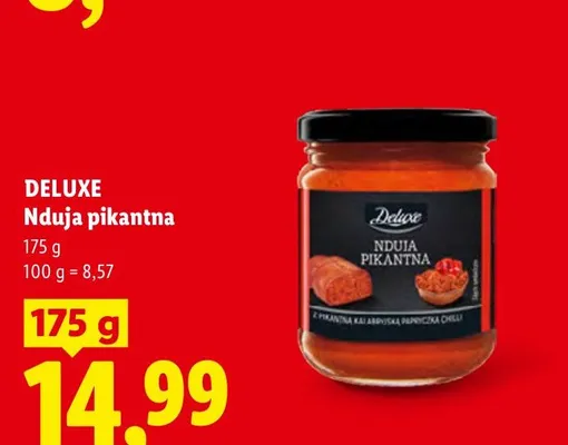 Nduja pikantna Deluxe promocja w Lidl