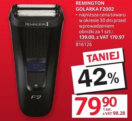 Golarka REMINGTON GOLARKA F2002 promocja w Selgros