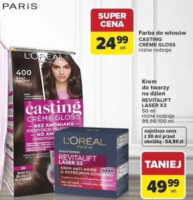 Farba do włosów L'Oréal Paris Casting Crème Gloss promocja w Carrefour