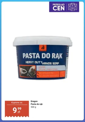 Pasta do rąk Dragon promocja w Dino