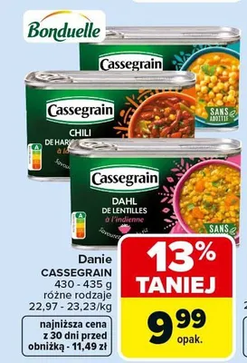Danie Cassegrain, różne rodzaje promocja w Carrefour