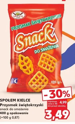 Snack do smażenia Przysmak świętokrzyski Społem Kielce promocja w Kaufland