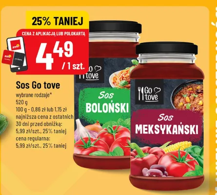 Sos Boloński promocja w POLOmarket