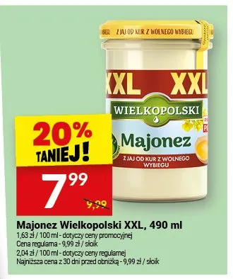 Majonez Wielkopolski XXL promocja w Twój Market