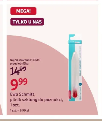 Pilnik szklany do paznokci Ewa Schmitt promocja w Rossmann