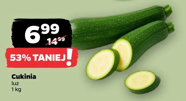 Cukinia luz promocja w Netto