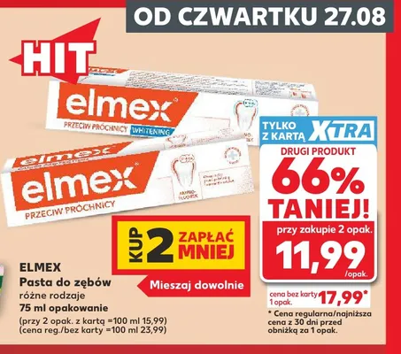 Pasta do zębów Elmex Przeciw Próchnicy promocja w Kaufland