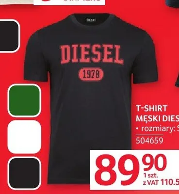 T-shirt męski DIESEL promocja w Selgros