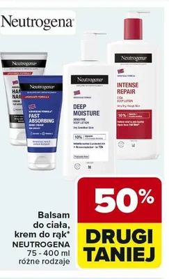 Balsam do ciała, krem do rąk Neutrogena promocja w Carrefour