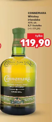 Whiskey Connemara Peated Single Malt Irish Whiskey promocja w Kaufland