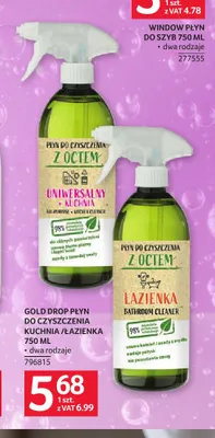 Płyn do czyszczenia Kuchnia z octem Gold Drop promocja w Selgros