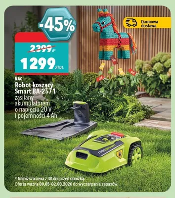 Robot koszący NAC Smart BA-2571 promocja w Biedronka Home