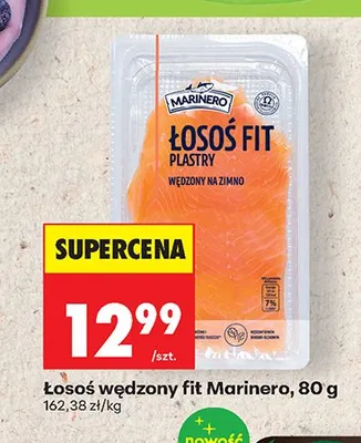 Łosoś wędzony fit Marinero promocja w Biedronka