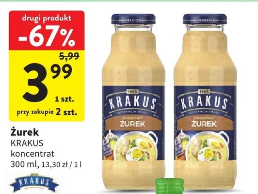 Żurek koncentrat promocja w Intermarche