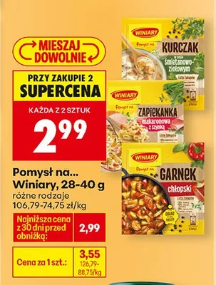 Zupa kurczak z makaronem ziołowym promocja w Biedronka