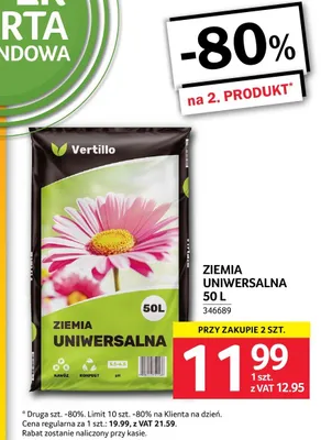 Ziemia uniwersalna Vertillo promocja w Selgros