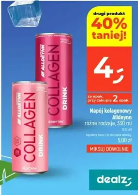 Napój kolagenowy Alldeynn Berrytini promocja w Dealz