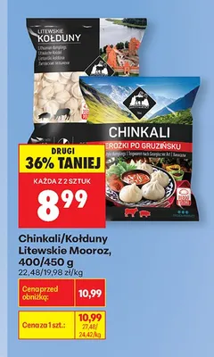 Chinkali/Kołduny Litewskie Mooroz promocja w Biedronka