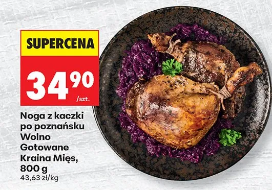 Noga z kaczki po poznańsku promocja w Biedronka