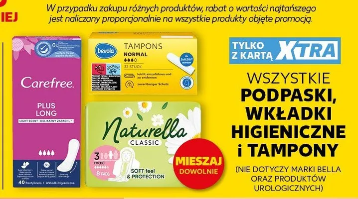 Podpaski Naturella Classic promocja w Kaufland