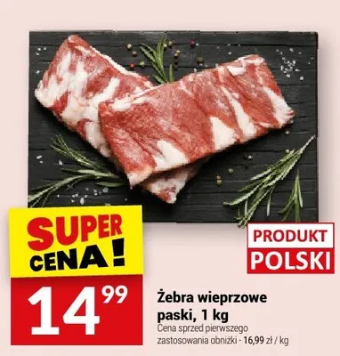 Żebra wieprzowe paskii promocja w Twój Market