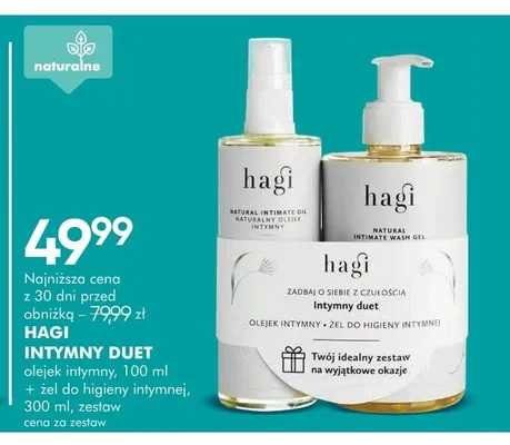 Zestaw kosmetyków do higieny intymnej Hagi Intymny Duet promocja w Super-Pharm