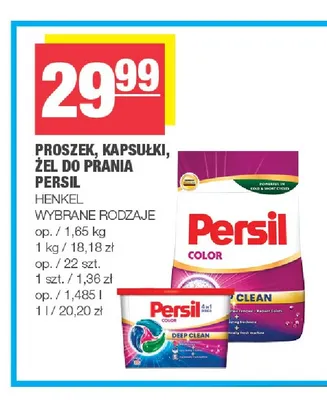 Proszek do prania Persil promocja w SPAR