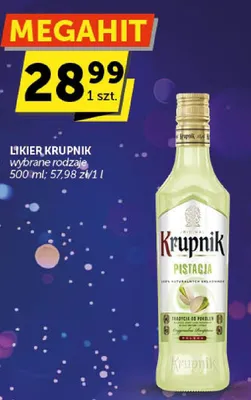 Likier Krupnik Pistacja promocja w Euro Sklep