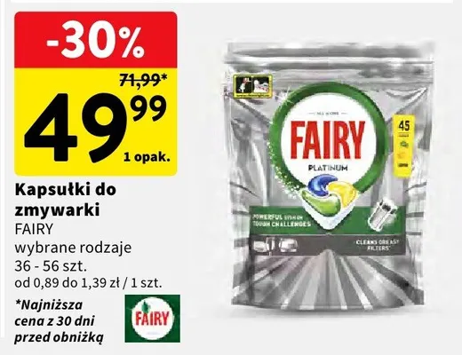 Kapsułki do zmywarki promocja w Intermarche