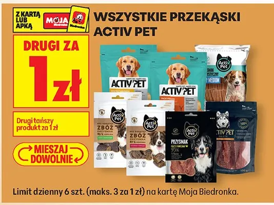 Przekąski  wszystkie rodzaje promocja w Biedronka