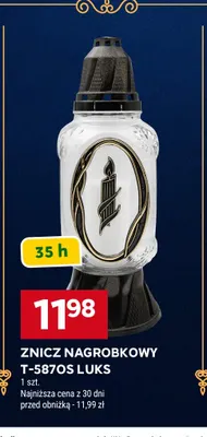 Znicz nagrobkowy T-587OS Luks promocja w Stokrotka