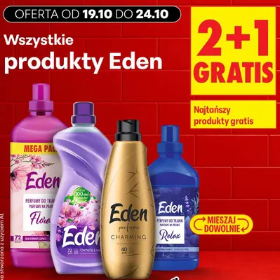 Koncentrat do płukania tkanin Eden Orchid & Lavender promocja w Biedronka