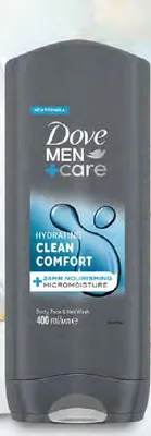 Żel pod prysznic Dove Men+Care Clean Comfort promocja w Dino