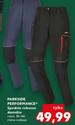 Spodnie robocze damskie promocja w Kaufland