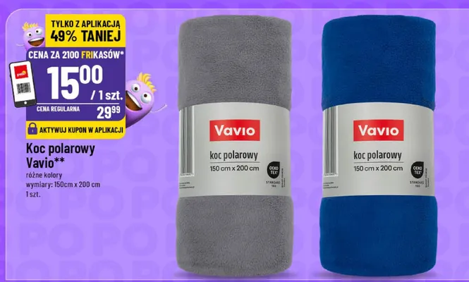 Koc polarowy promocja w POLOmarket