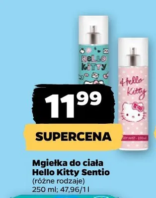 Mgiełka do ciała Hello Kitty Sentio promocja w Netto