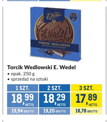 Torcik Wedlowski promocja w Makro