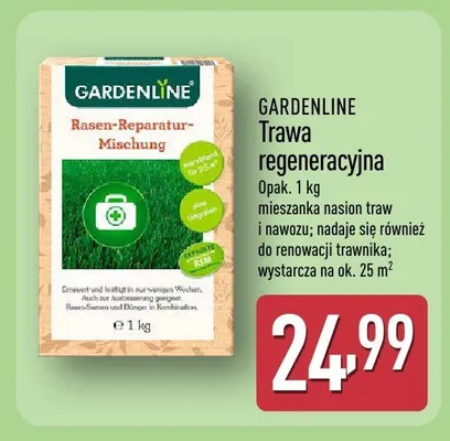 Trawa regeneracyjna promocja w Aldi