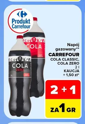 Napój gazowany Carrefour Cola Classic promocja w Carrefour Market