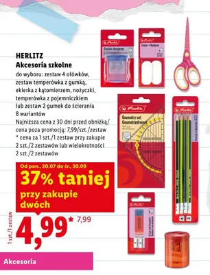 Nożyczki HERLITZ promocja w Lidl