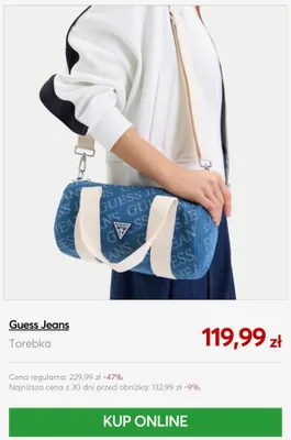 Torebka Guess Jeans promocja w eobuwie.pl