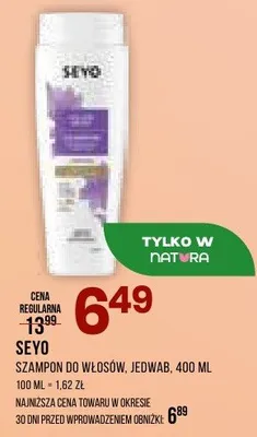 Szampon do włosów jedwab promocja w Drogerie Natura