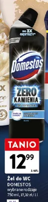 Żel do WC Domestos Zero Kamienia promocja w Intermarche