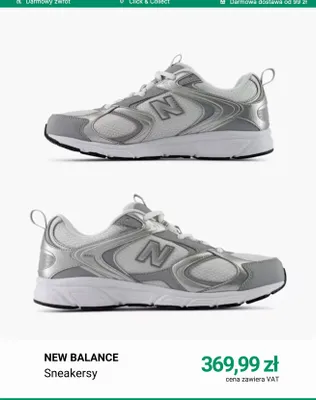 Sneakersy New Balance 408 promocja w Deichmann