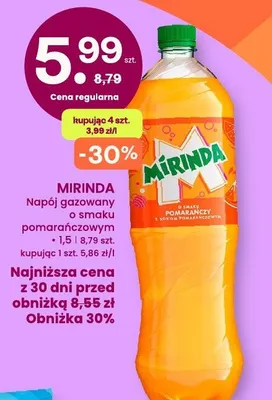 Napój gazowany o smaku pomarańczowym promocja w Frisco