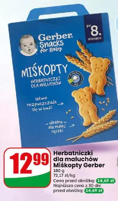Herbatniczki dla maluchów Miśkopty Gerber promocja w Dino