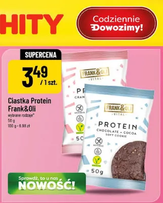 Ciastka Protein Frank&Oli promocja w POLOmarket