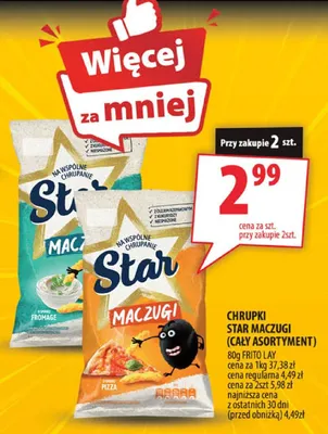 Chrupki Star Maczugi (cały asortyment) promocja w Arhelan